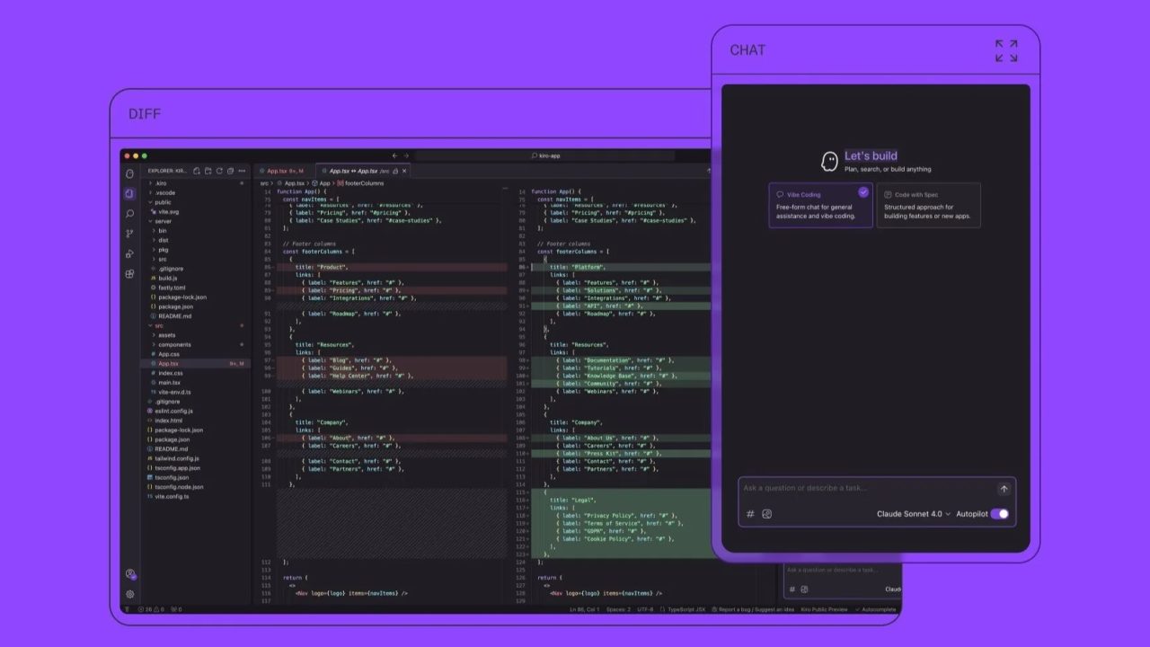 Amazon lança Kiro: IA que transforma “vibe coding” em código confiável