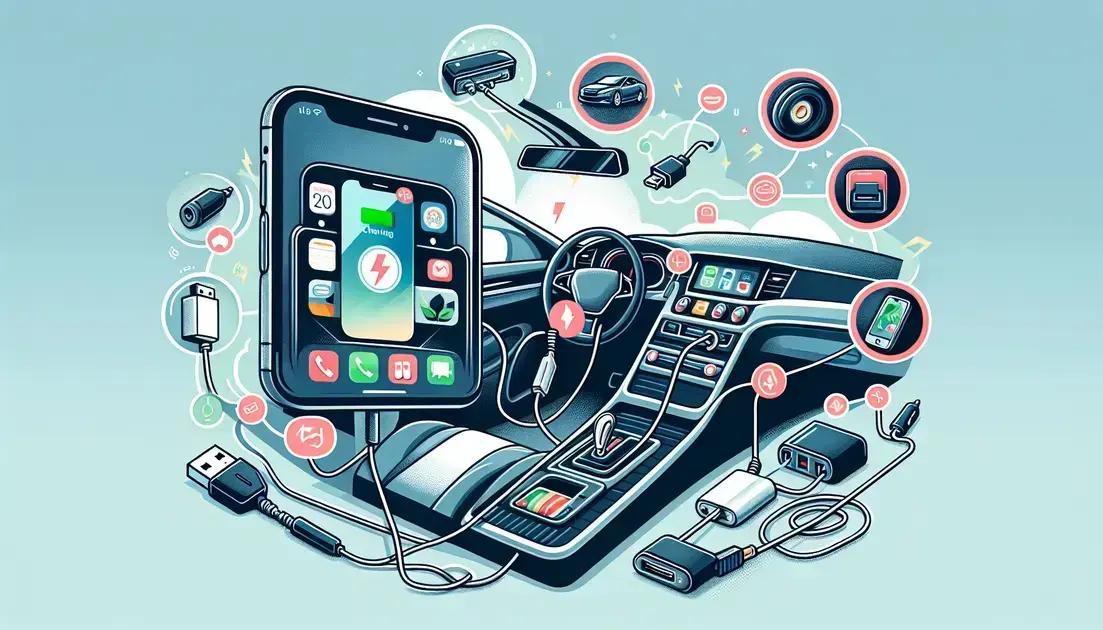 Como fazer o iPhone carregar no carro? É seguro?