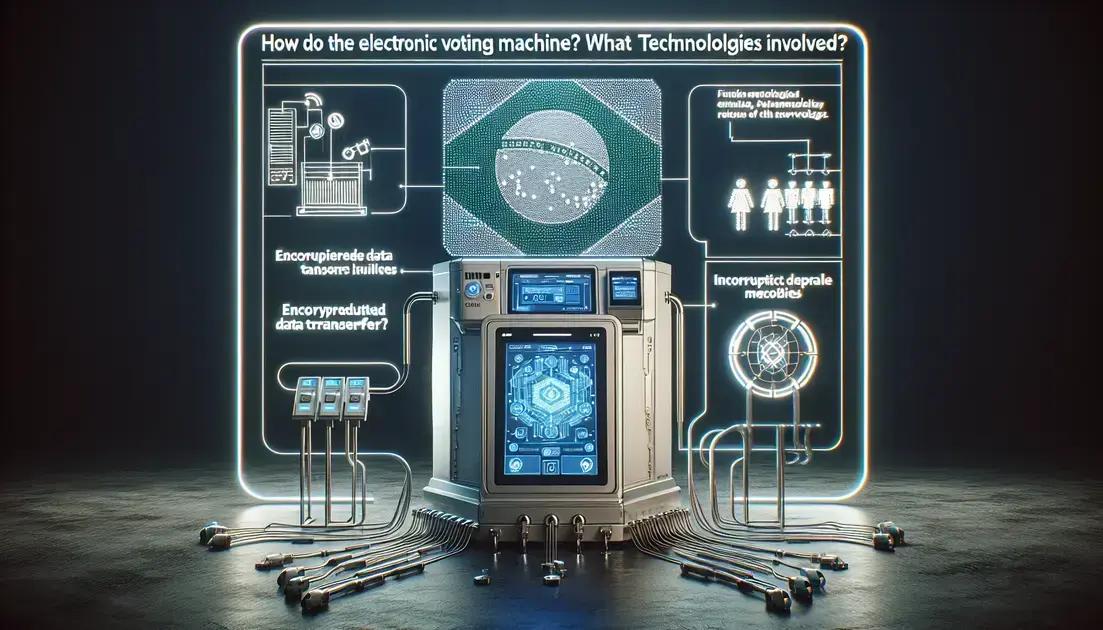 Como funciona a urna eletrônica? Quais as tecnologias envolvidas?